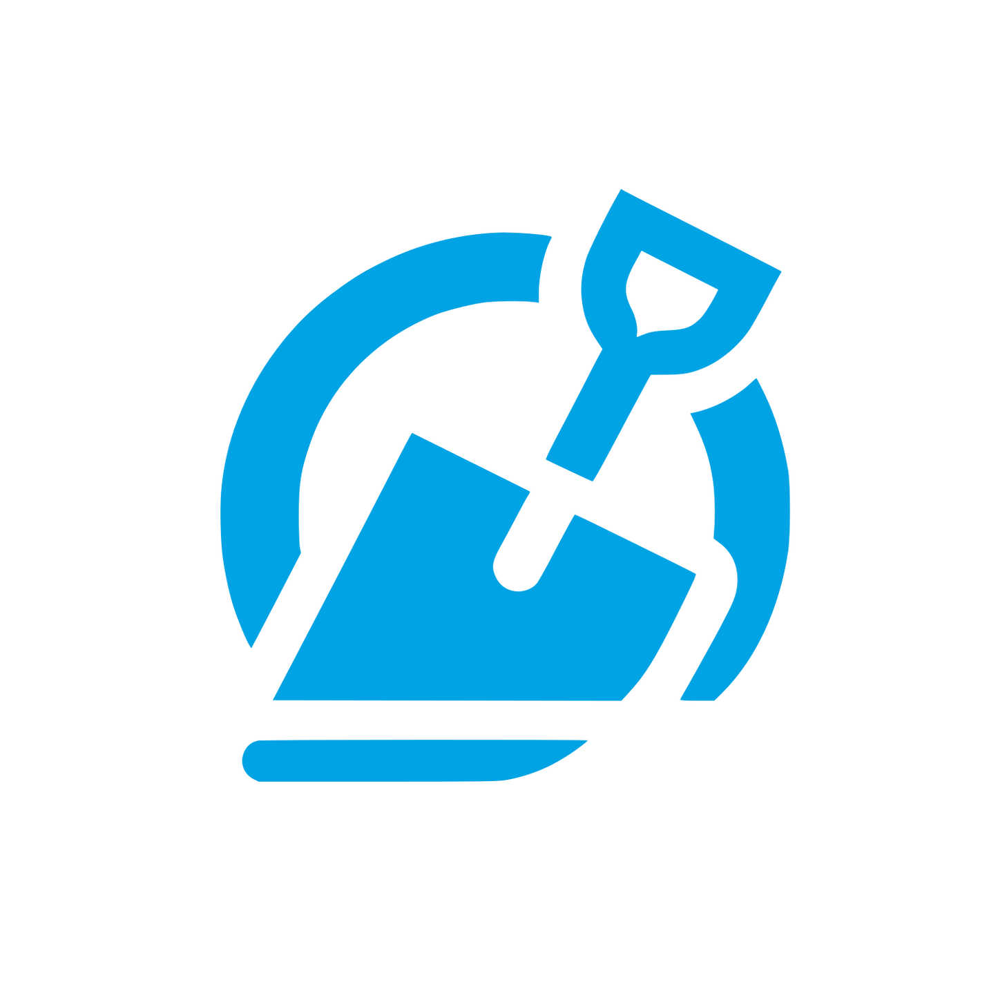 Construction Tools Logo #00a3e4