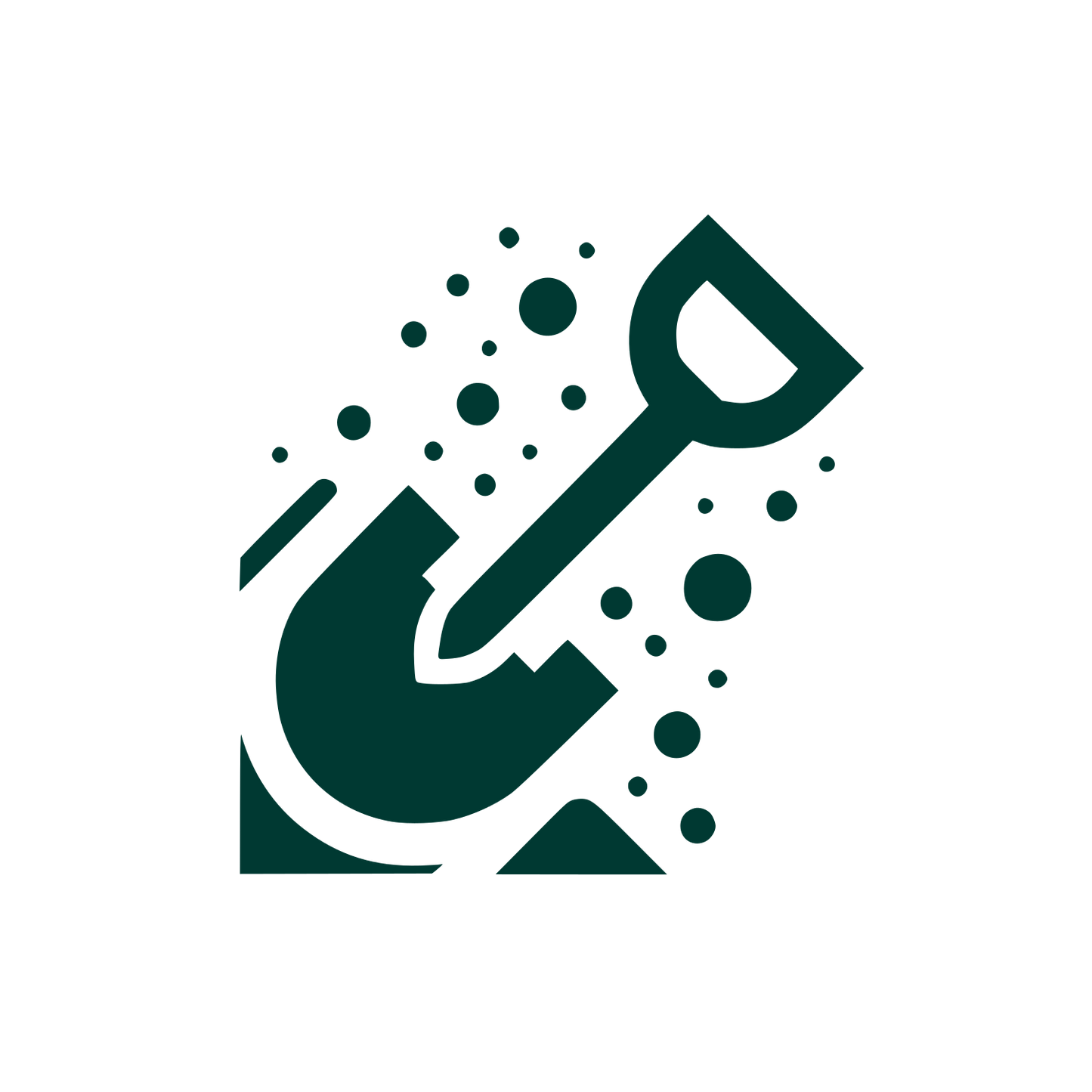 Digging Shovel Logo #003932