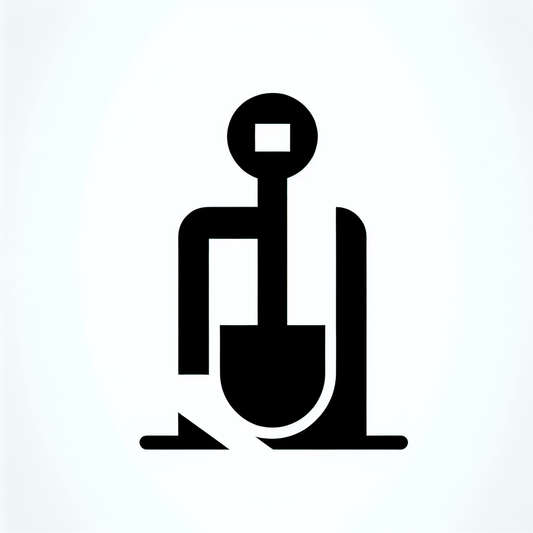 Abstract Shovel Logo