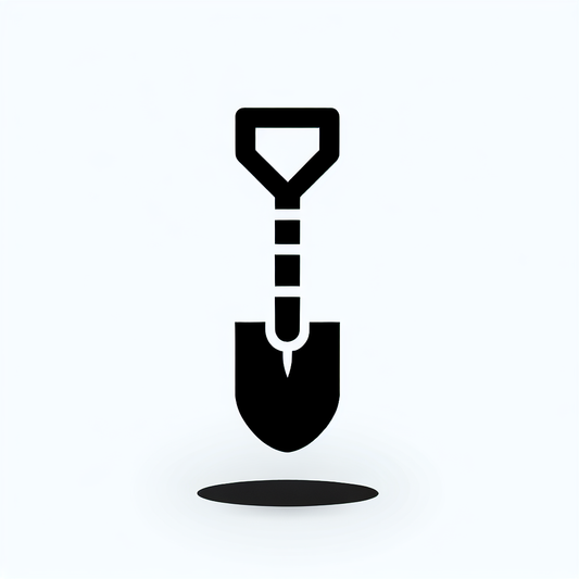 Shovel Symbol Logo