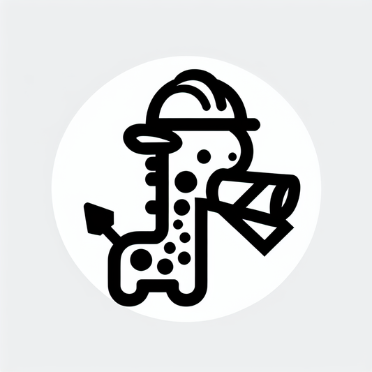 Giraffe in Hard Hat Logo