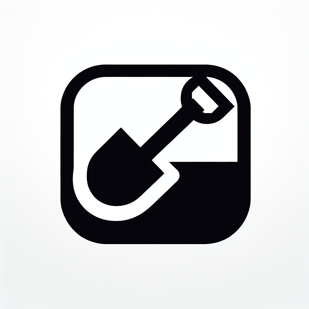 Shovel Graphic Logo