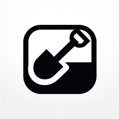 Shovel Graphic Logo