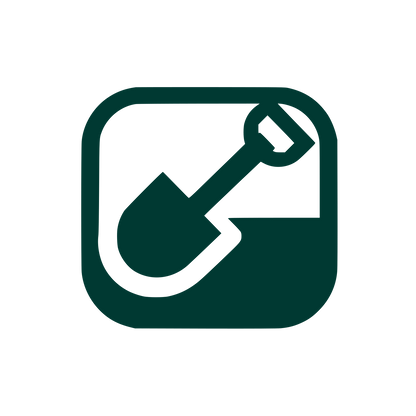 Shovel Graphic Logo #003932