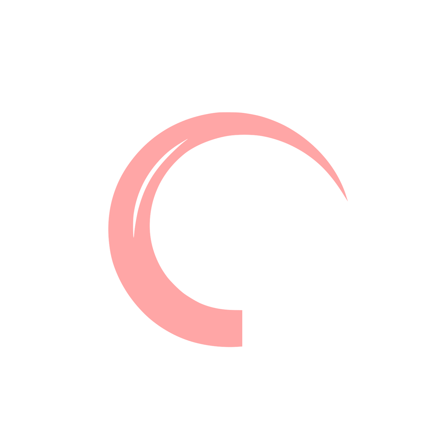 Crescent Logo #ffa6a6