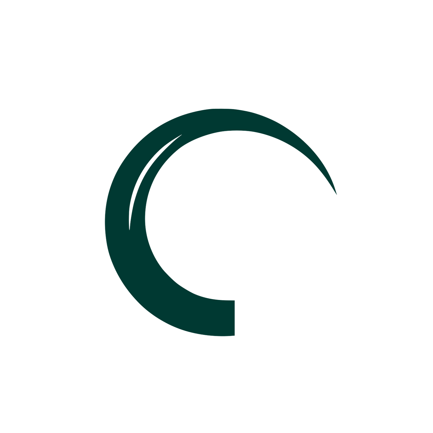 Crescent Logo #003932