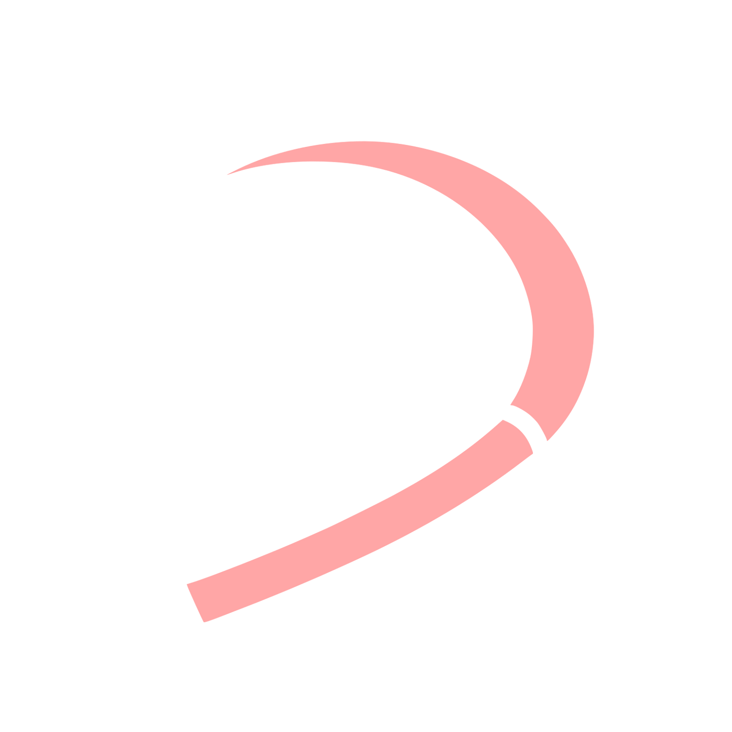 Sickle Logo #ffa6a6