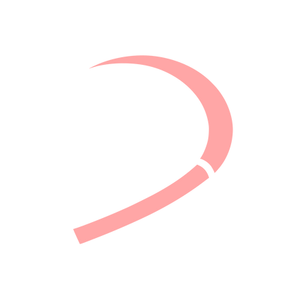 Sickle Logo #ffa6a6