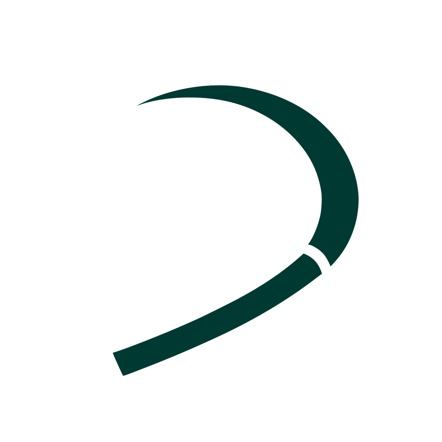 Sickle Logo #003932