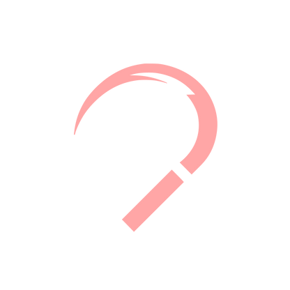 Sickle Curve Logo #ffa6a6