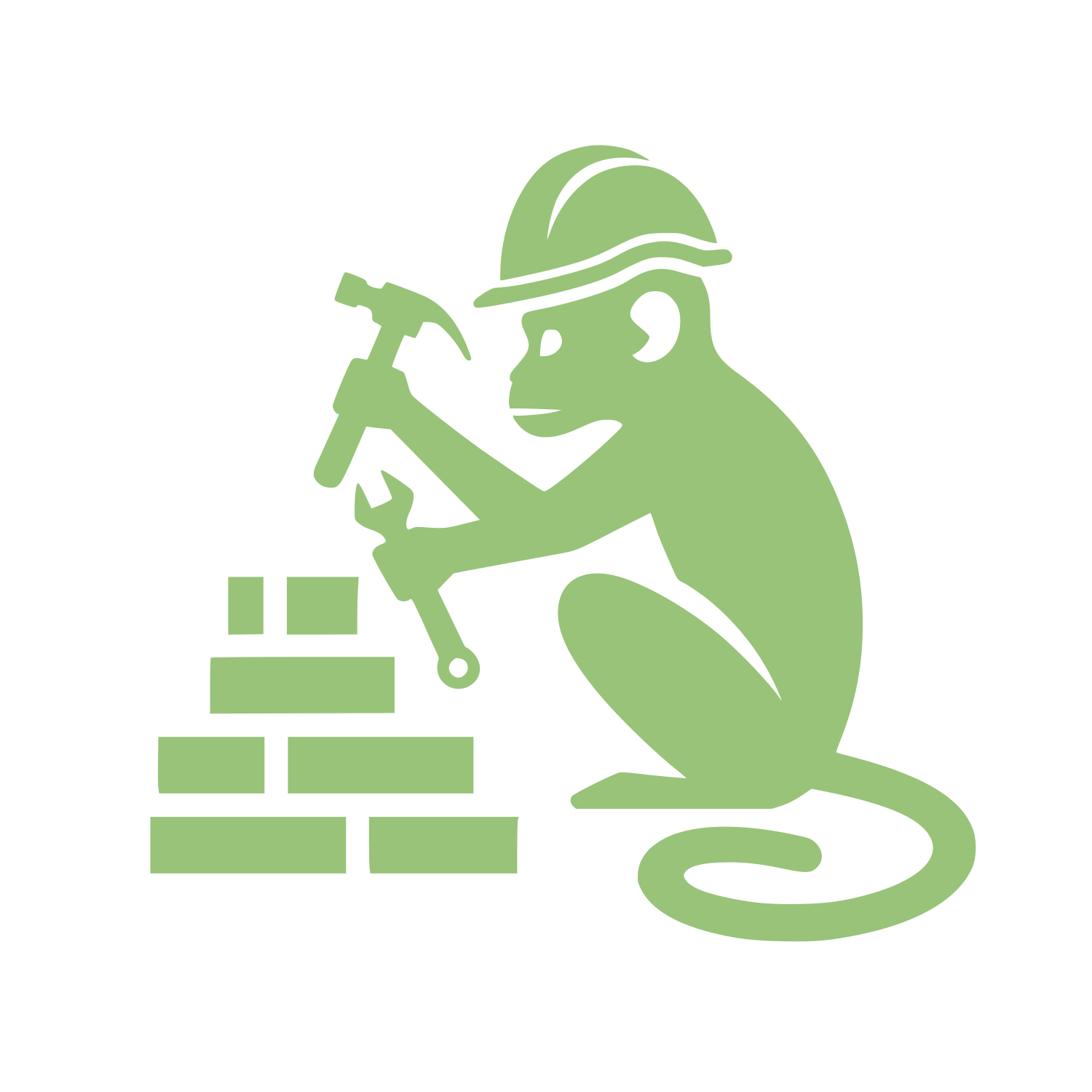 Monkey Builder Logo #98C379