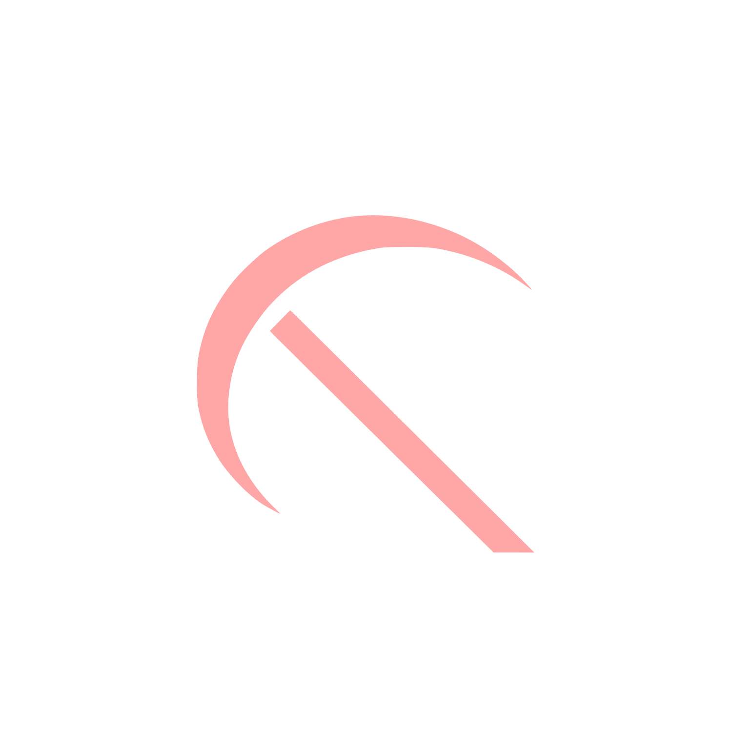 Sickle Logo #ffa6a6