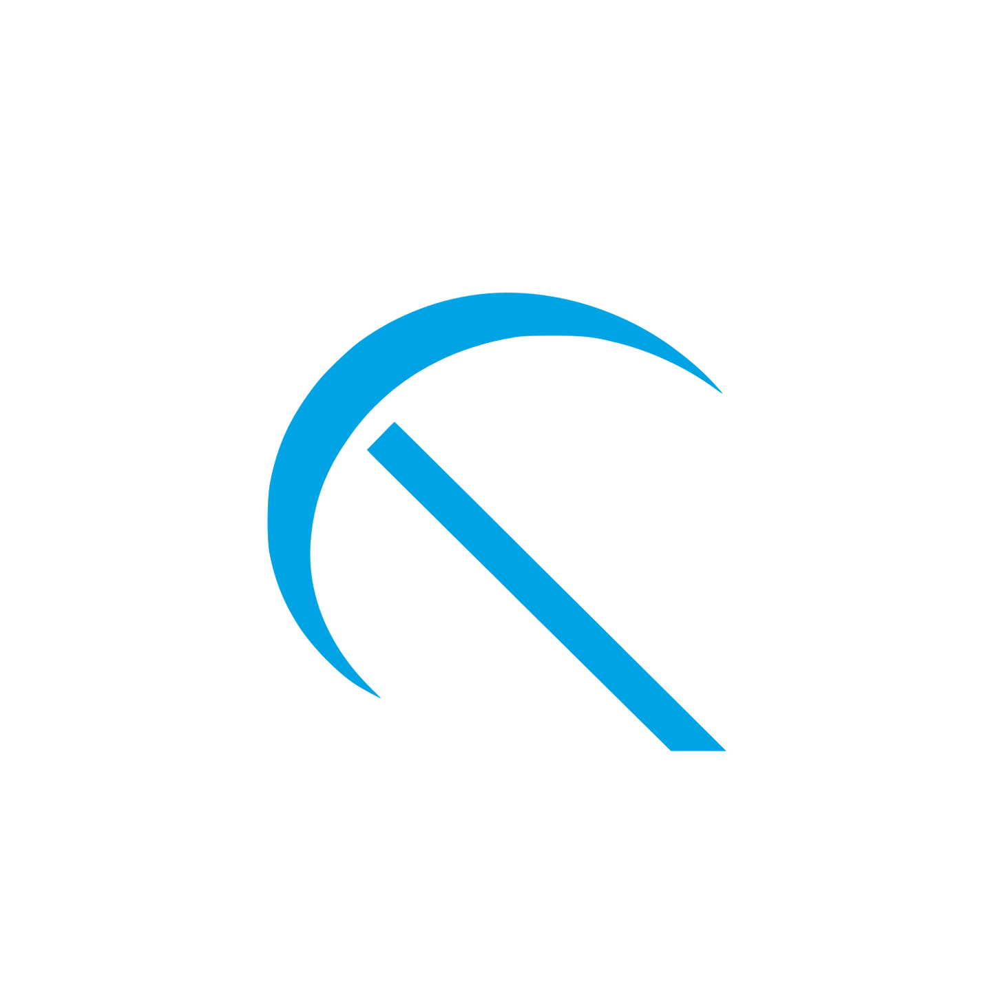 Sickle Logo #00a3e4
