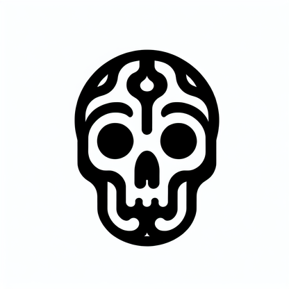 Decorative Skull Logo