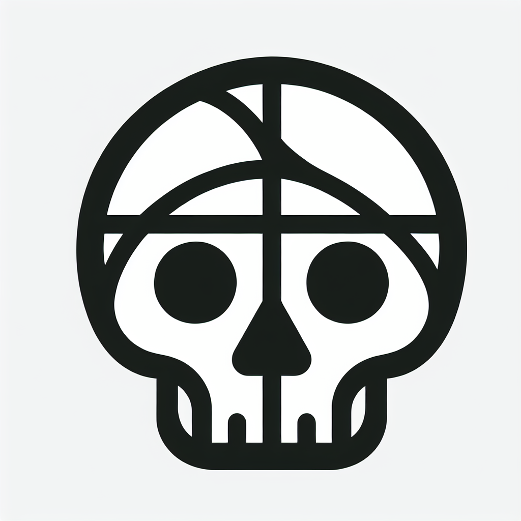 Abstract Skull Logo