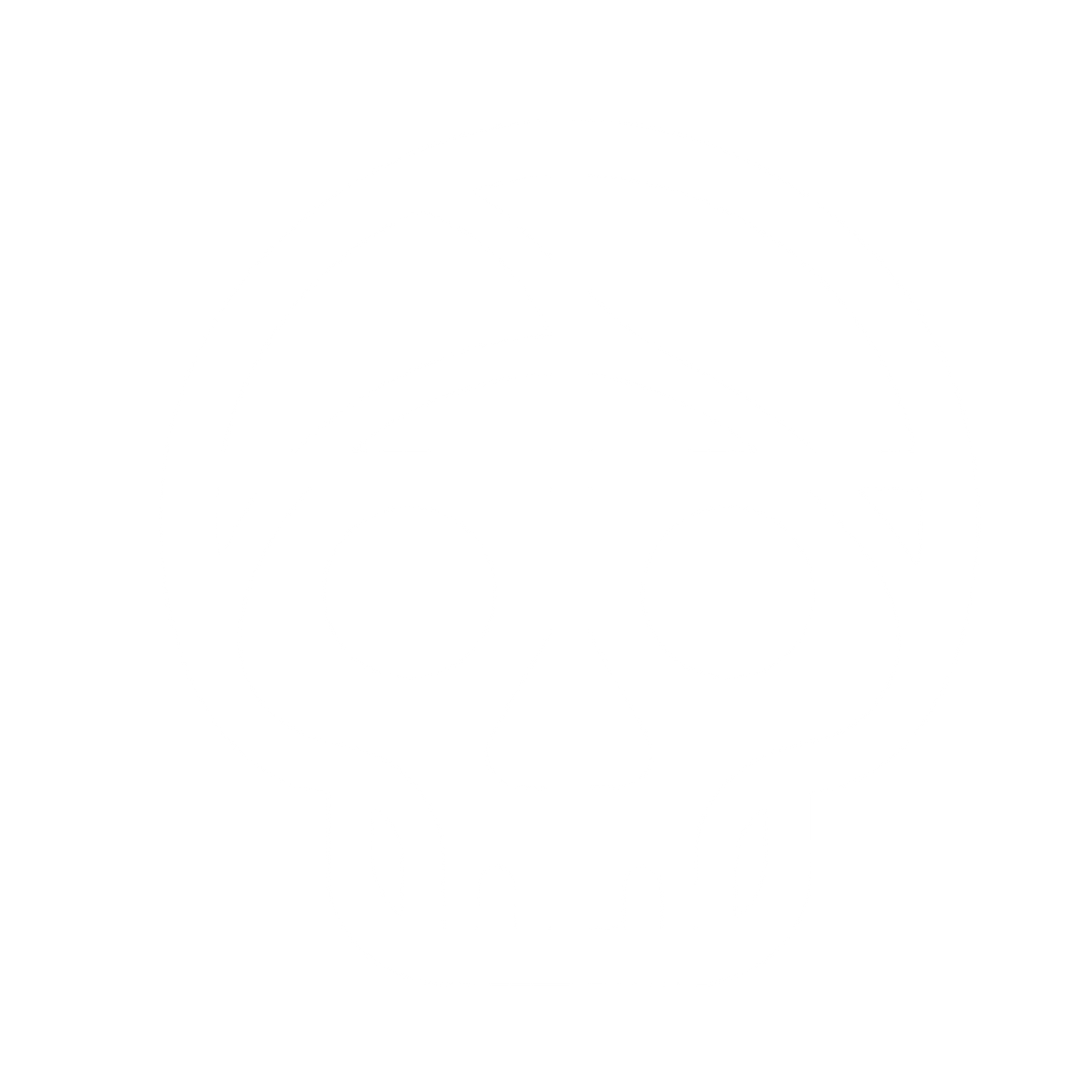 Abstract Skull Logo #ffffff