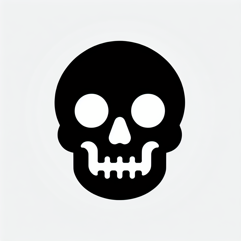 Skull Symbol Logo