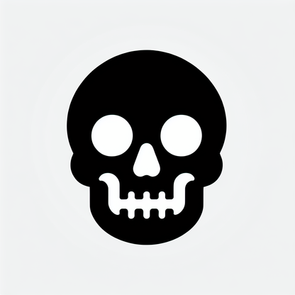 Skull Symbol Logo