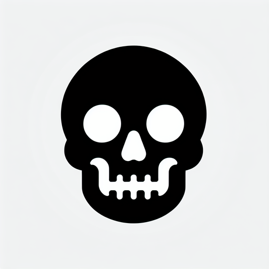 Skull Symbol Logo
