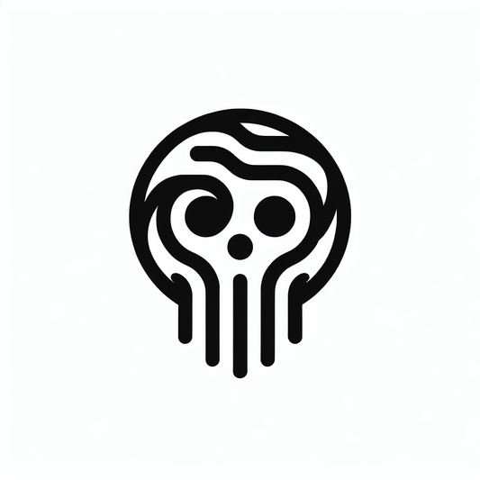Abstract Skull Logo