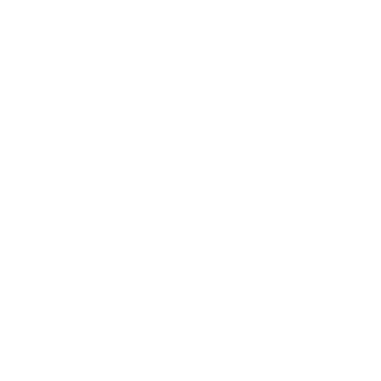 Abstract Skull Logo #ffffff
