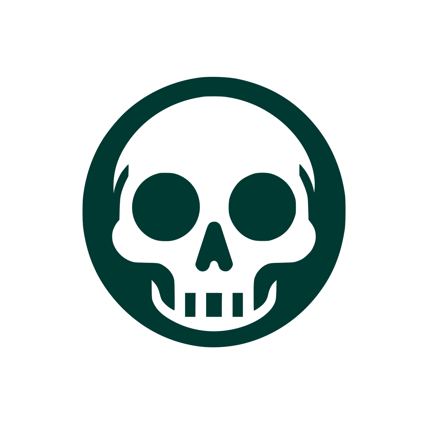 Skull Logo Design #003932