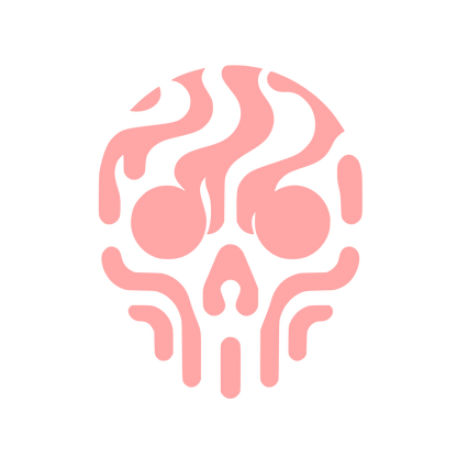 Skull Logo #ffa6a6