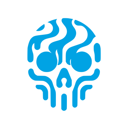 Skull Logo #00a3e4