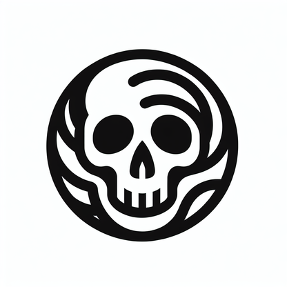 Skull Circle Logo