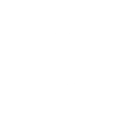 Skull Circle Logo #ffffff