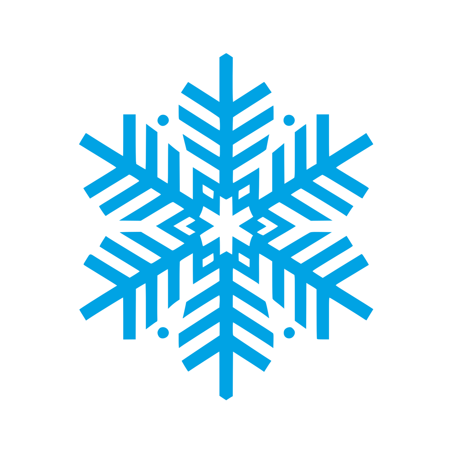 Snowflake Logo #00a3e4