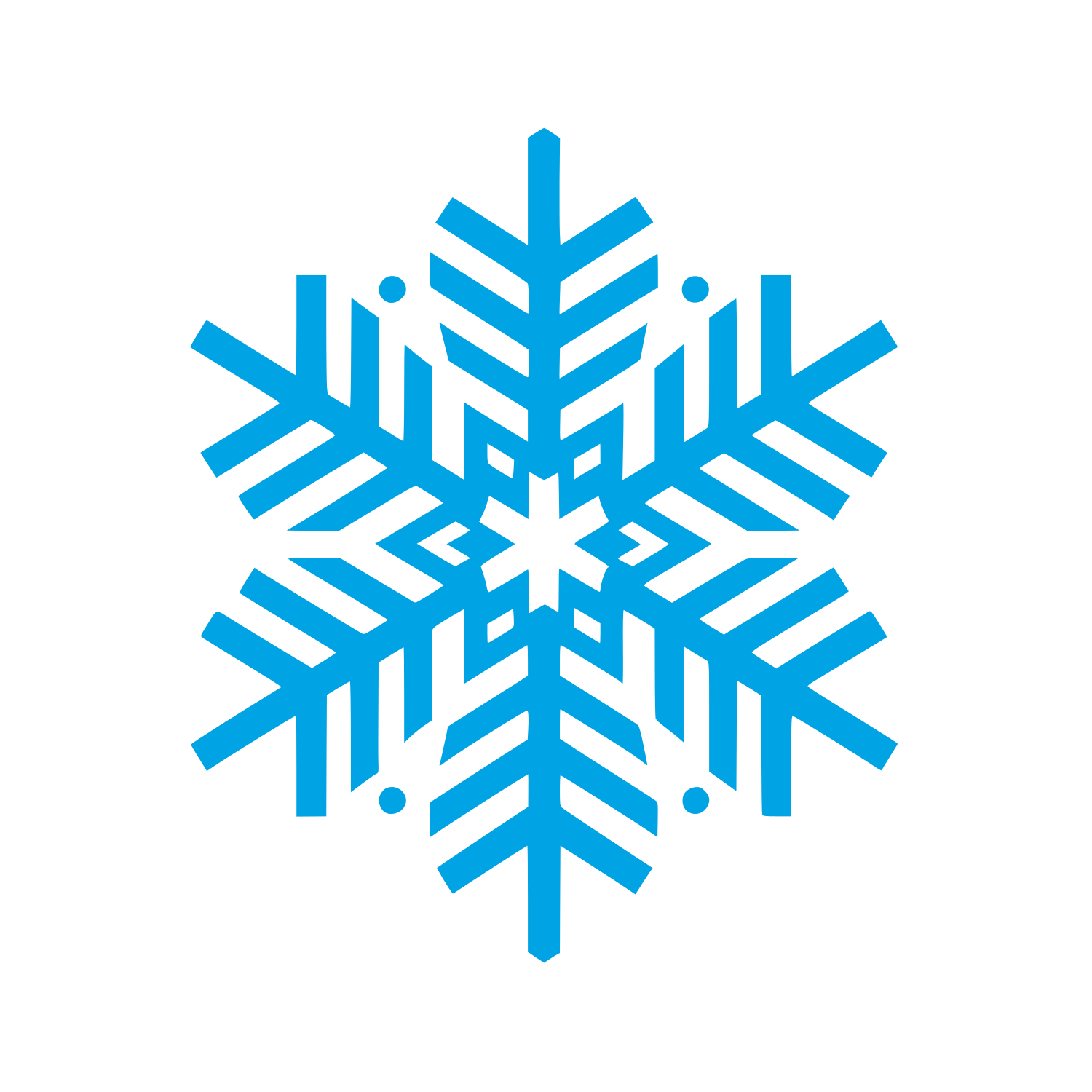 Snowflake Logo #00a3e4