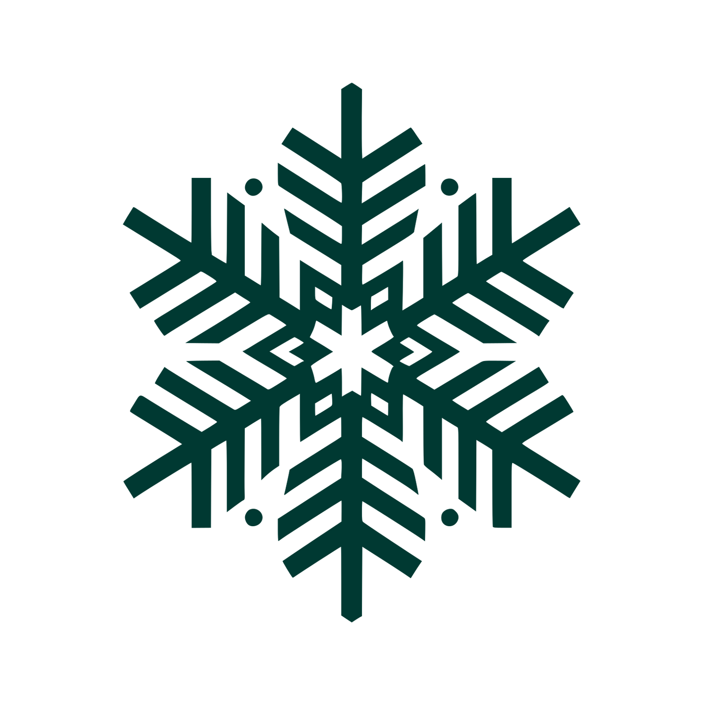 Snowflake Logo #003932