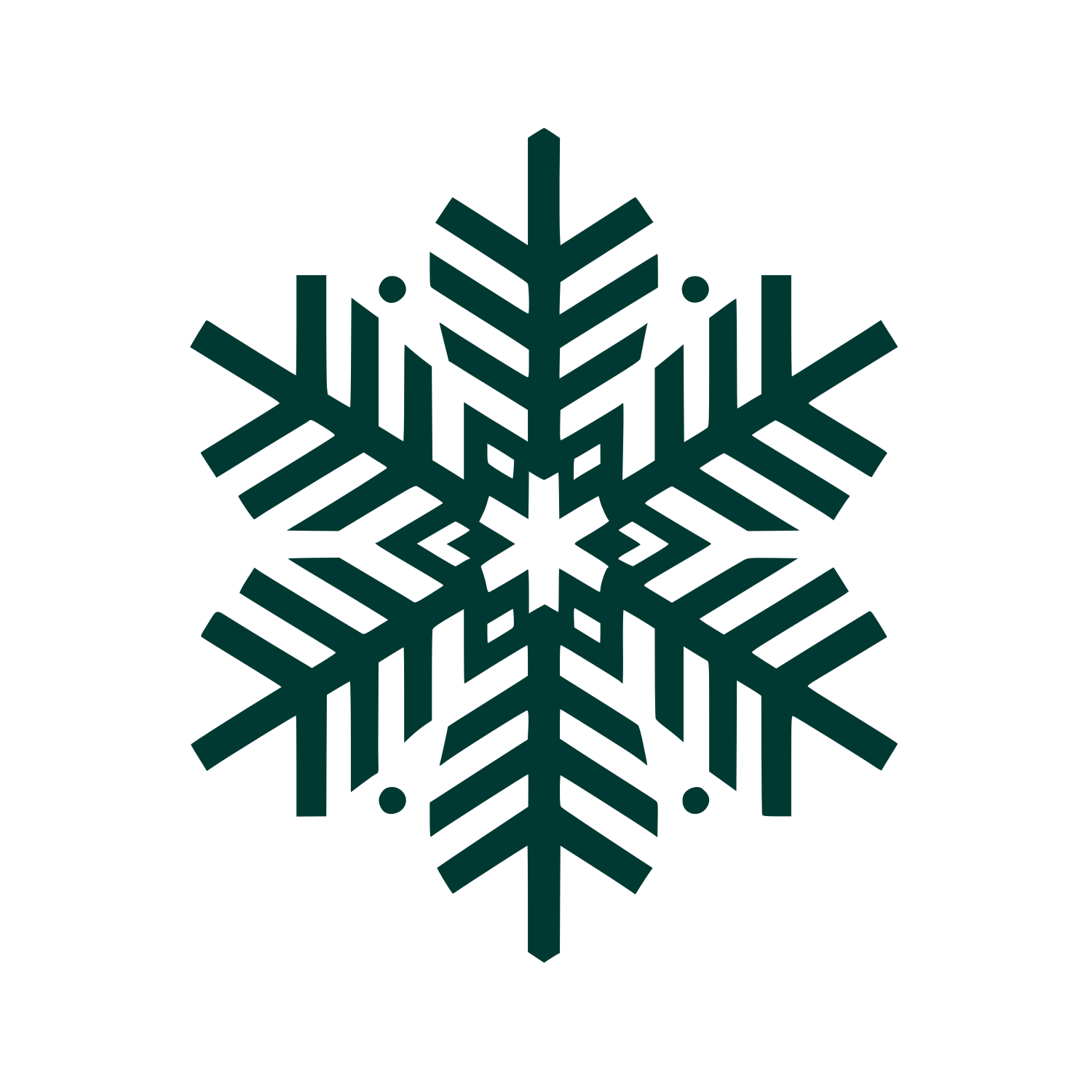 Snowflake Logo #003932