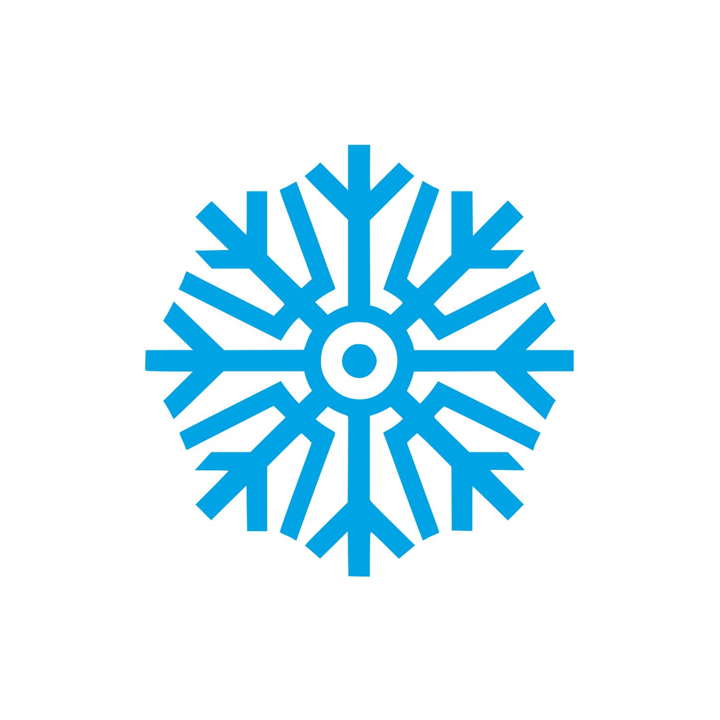 Snowflake Logo #00a3e4