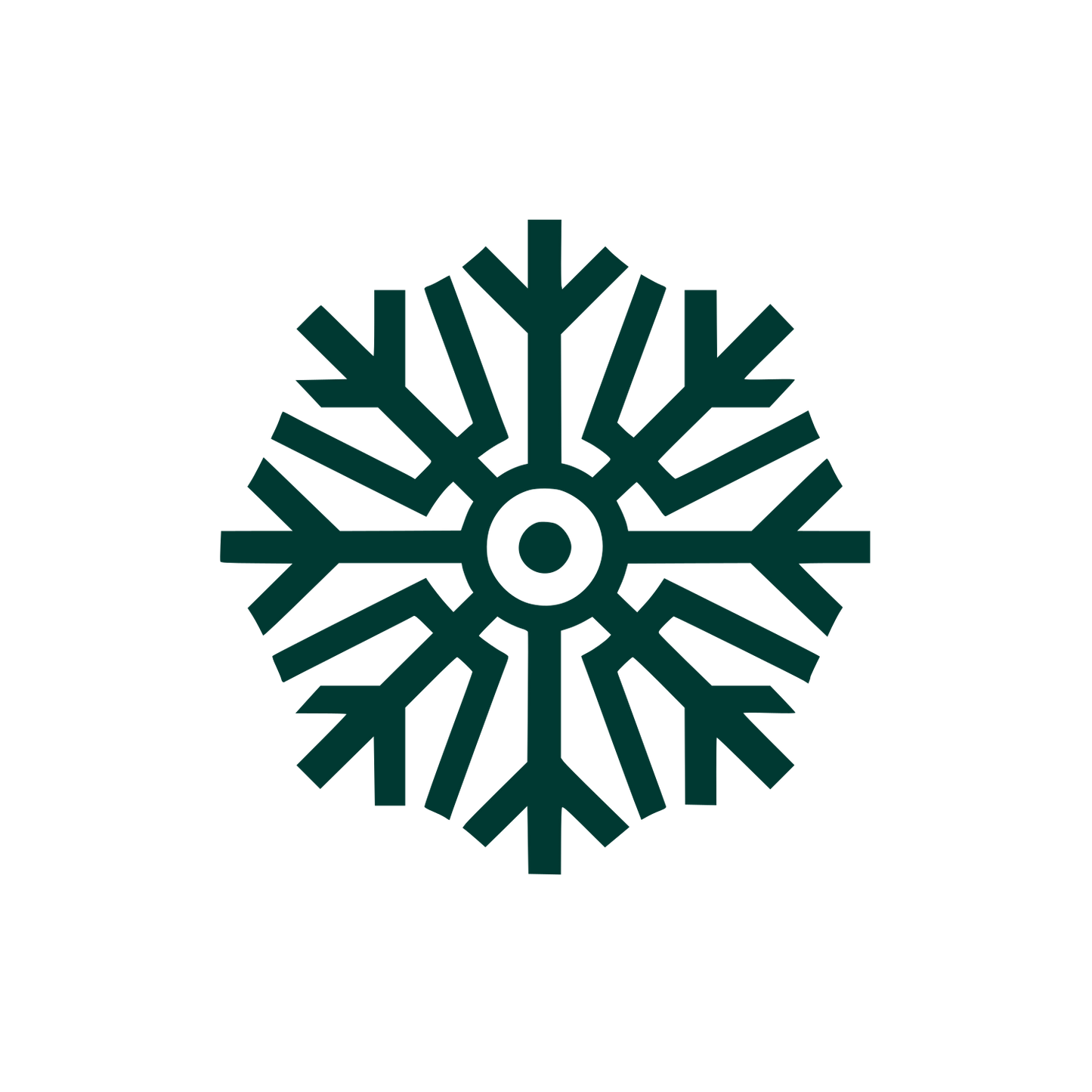 Snowflake Logo #003932