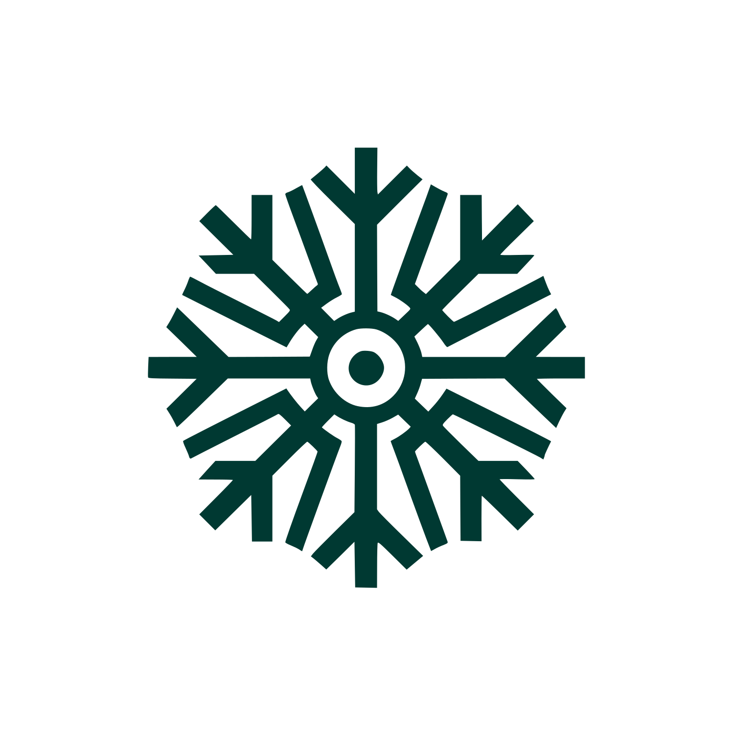 Snowflake Logo #003932