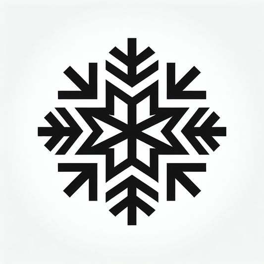 Snowflake Geometric Logo