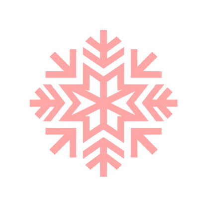Snowflake Geometric Logo #ffa6a6