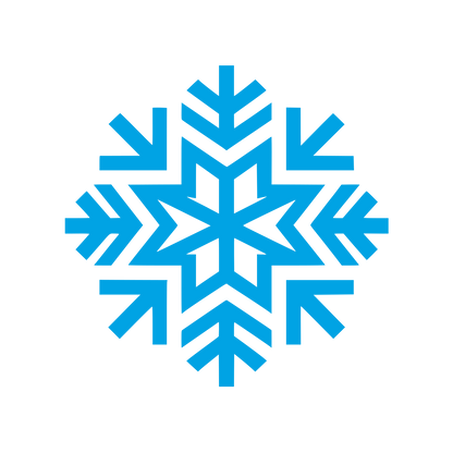 Snowflake Geometric Logo #00a3e4
