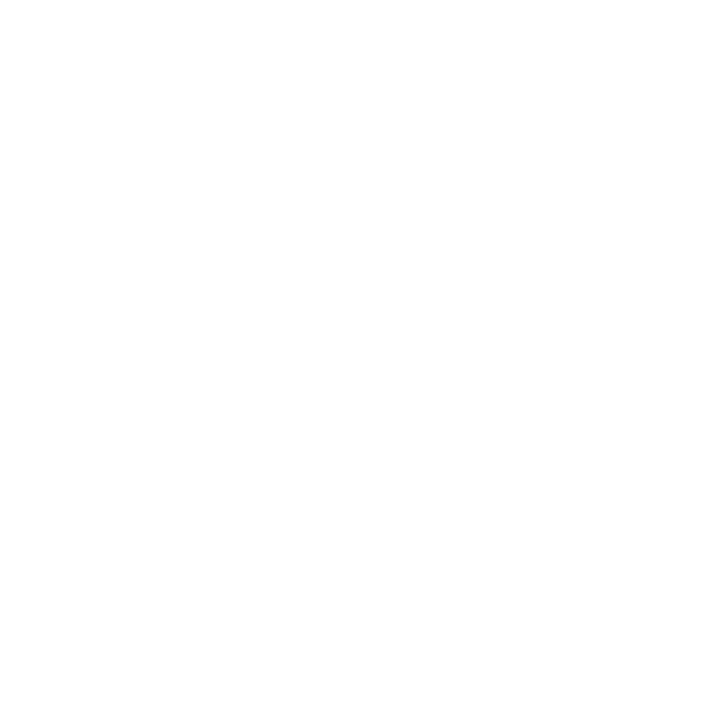 Symmetric Snowflake Logo #ffffff