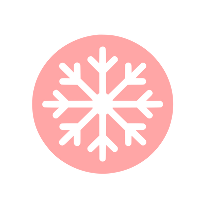 Snowflake Logo Design #ffa6a6