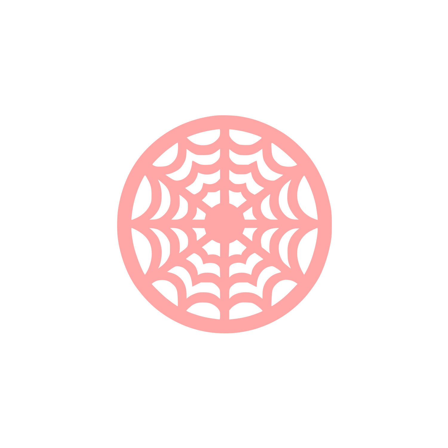 Web Circular Logo #ffa6a6
