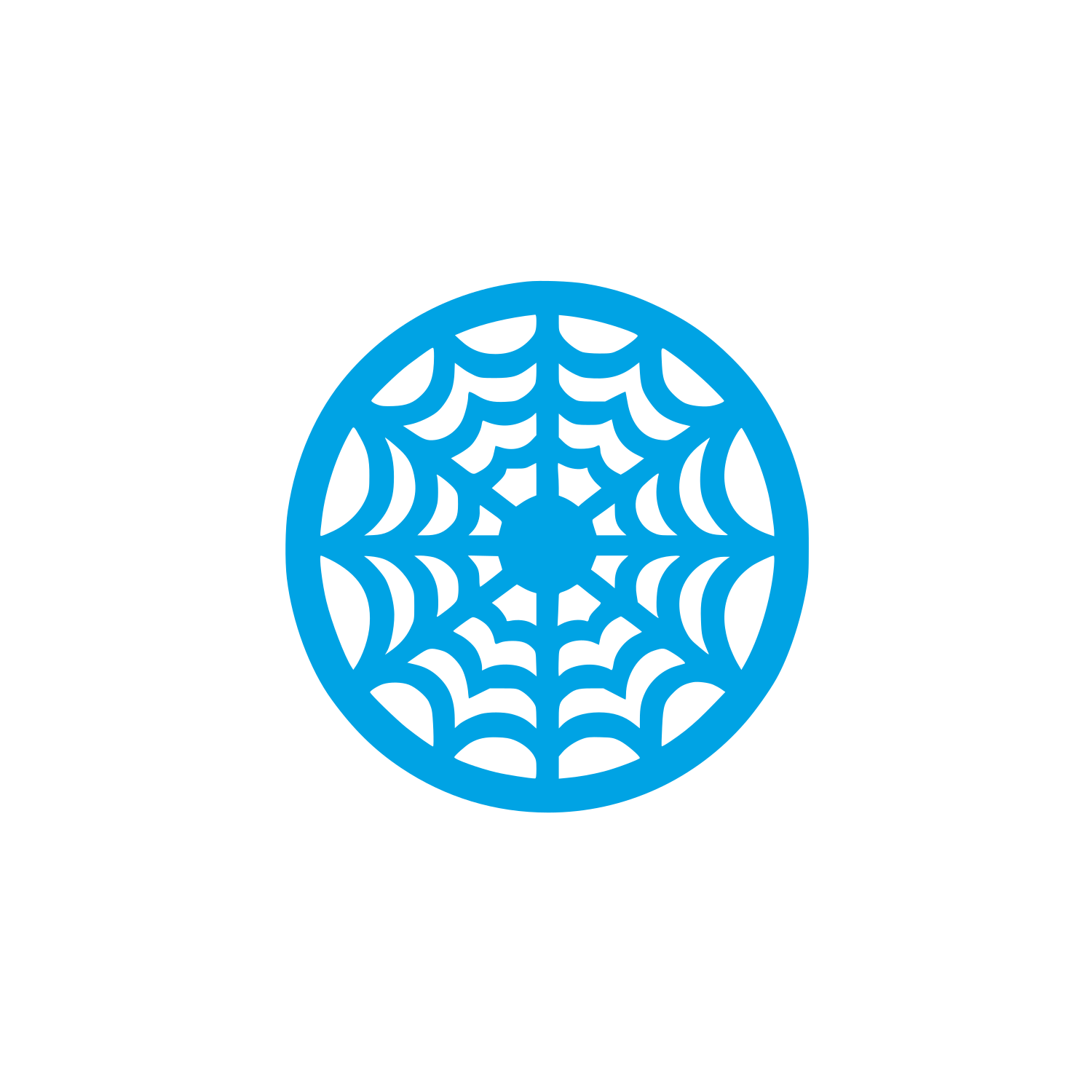 Web Circular Logo #00a3e4