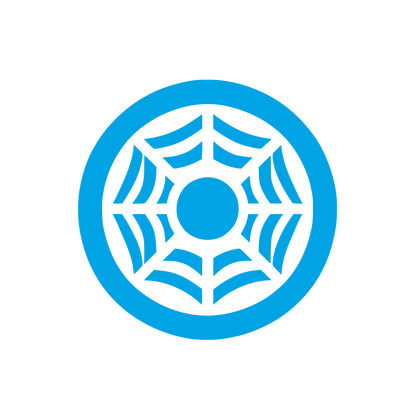 Spider Web Logo #00a3e4