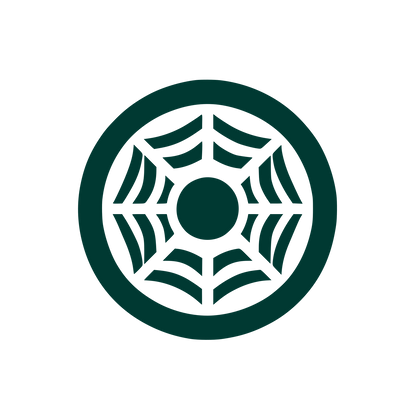 Spider Web Logo #003932