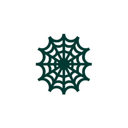 Spider Web Logo #003932