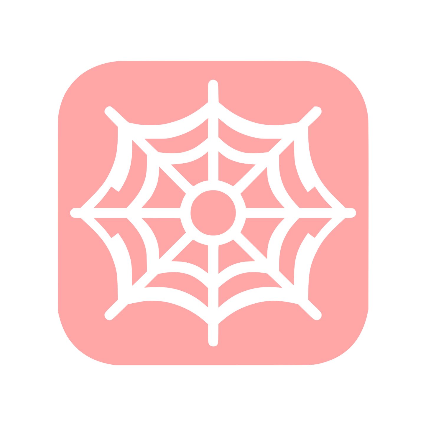 Web Spider Logo #ffa6a6