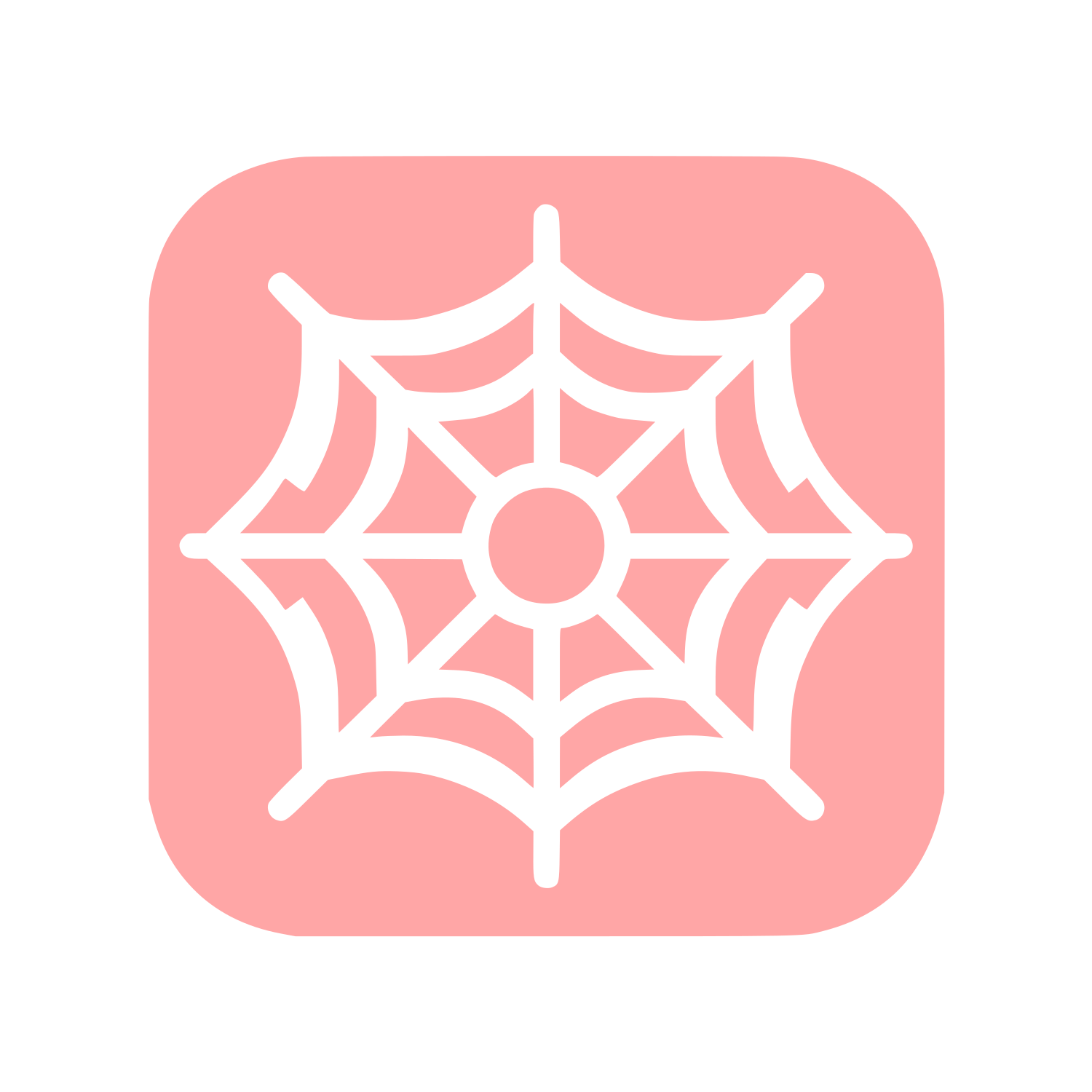 Web Spider Logo #ffa6a6