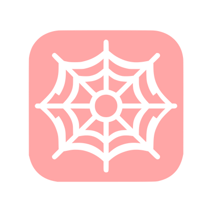 Web Spider Logo #ffa6a6